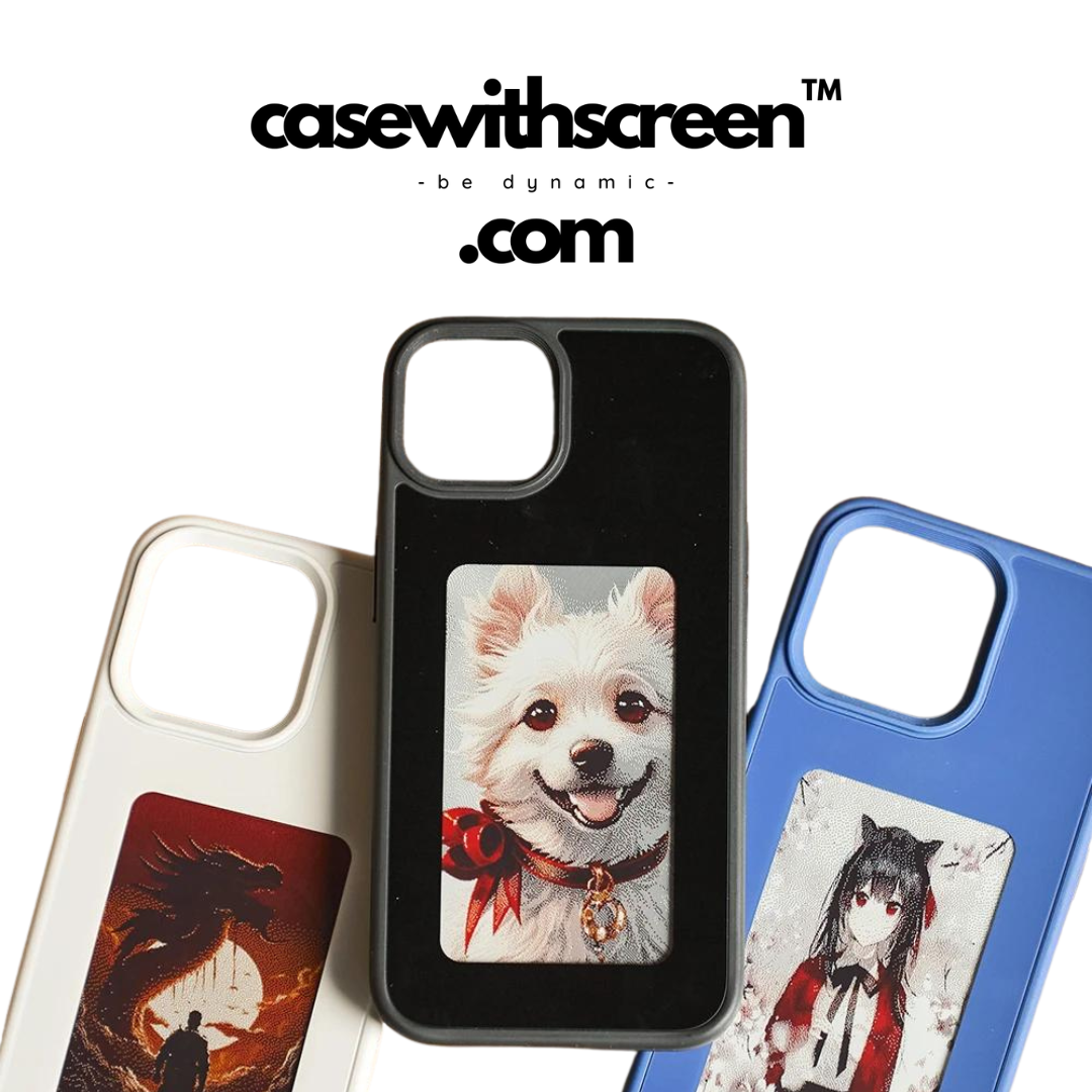 CaseWithScreen™️ - Best iPhone NFC E Ink Display Cases